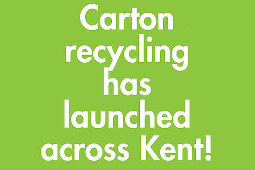 Carton recycling launch graphic