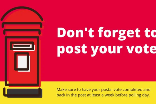 Postal vote reminder