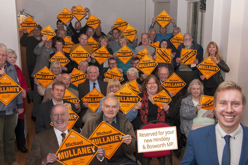 There was a huge turnout at Michael Mullaney's campaign laiunch