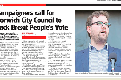 Norwich Evening News - People's Vote