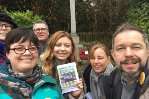 Bedford Liberal Democrats out campaigning