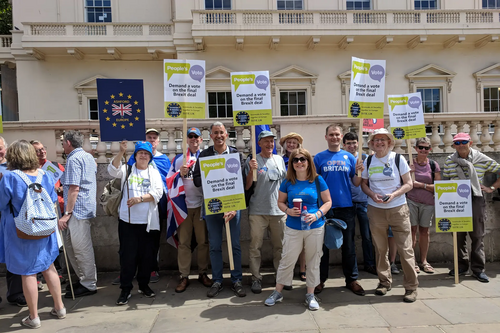 March for Vote on Final Brexit Deal