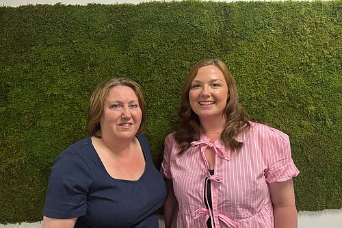 Leader of MK Lib Dems Councillor Jane Carr and newly elected Deputy Leader Councillor Kerrie Bradburn