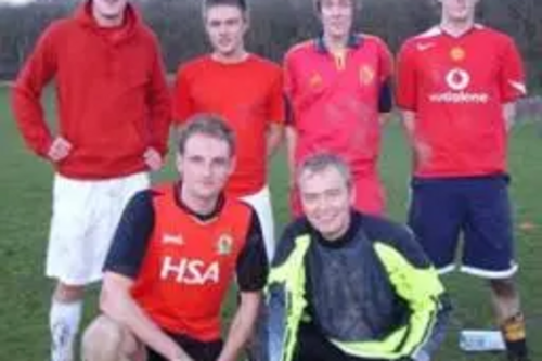 Tim Farron MP in 6-a-side football tournament