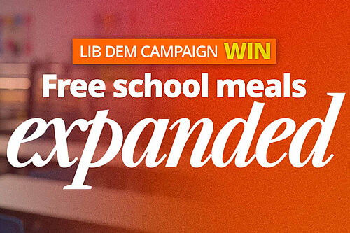 free school meals expanded