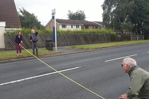 Measuring the Droveway