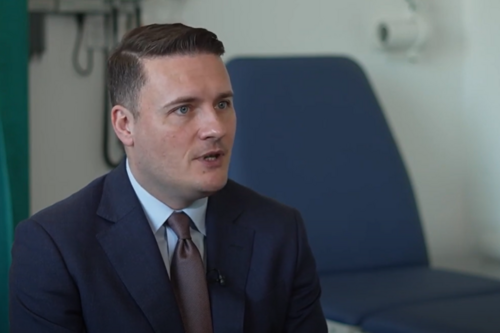 Wes Streeting being asked about Chris' campaign