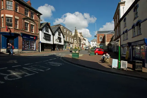Great Torrington town square
