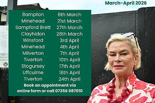 Rachel Gilmour MP Surgery Timeline