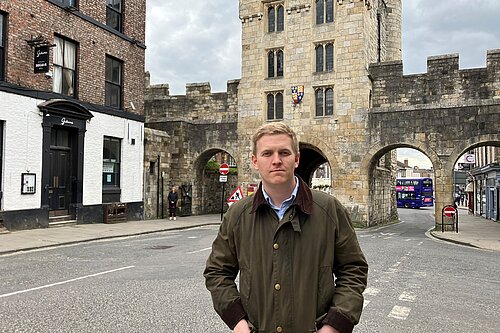 Cllr Ashley Mason on Micklegate