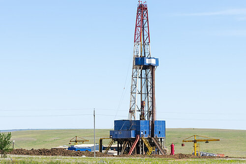 Fracking rig
