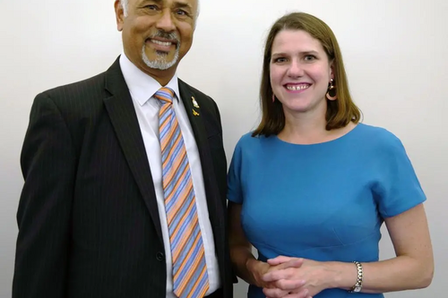 Harrish Bisnauthsing - PPC Grantham & Stamford with Jo Swinson