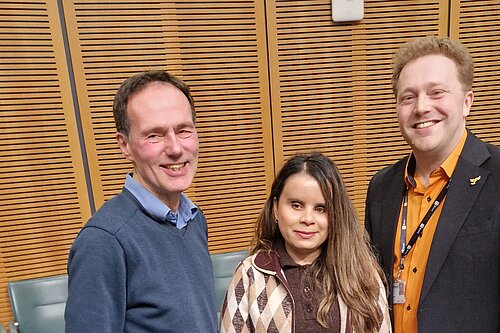 Cllrs Paul Lorber, Hannah Matin, and Charlie Clinton