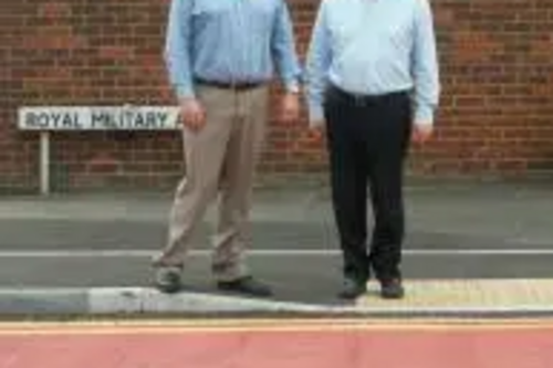 Tim Prater and Peter Carroll in Royal Military Avenue