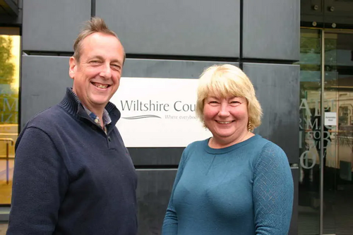 New Lib Dem group leader Cllr Ian Thorn and deputy group leader Cllr Ruth Hopkinson