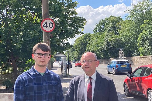 Lib Dem cllrs on Queensferry Road