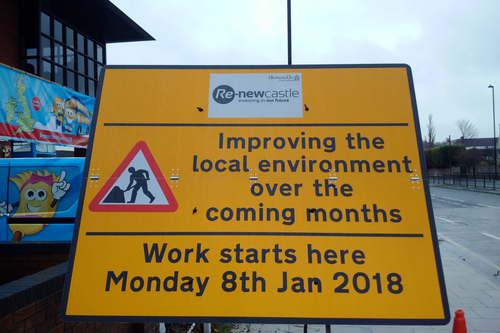 Great North Rd - roadworks