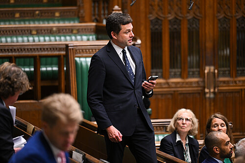 Chris in Parliament
