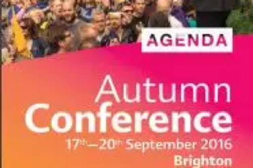 Autumn Conference 2016 Agenda
