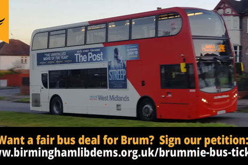 Brummie Bus Ticket campaign