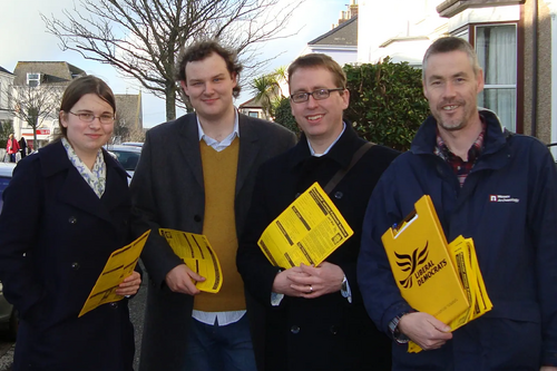 Campaigning in Falmouth