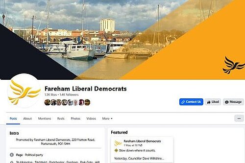 Fareham Lib Dems on Facebook