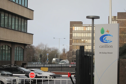 Carillion's Head Office in Chapel Ash, Wolverhampton