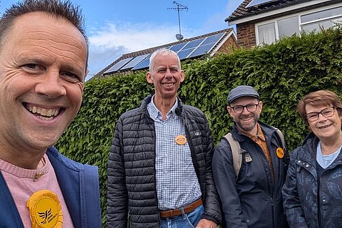 John Milne out canvassing this week