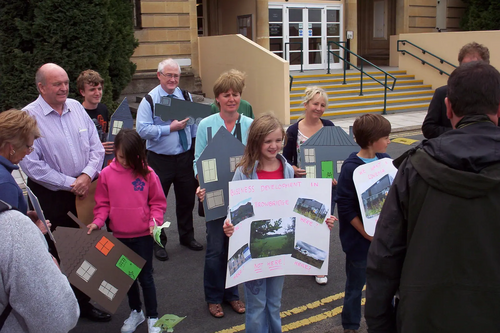 Core Strategy Protesters