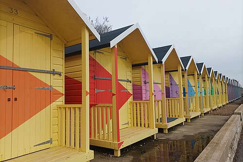 Beach Huts (Folkestone seafront)