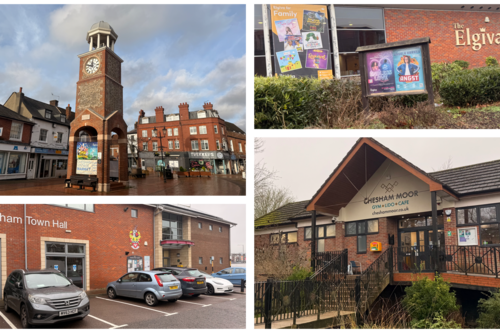 Collage of chesham assets