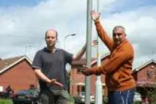 Jones Rd pole