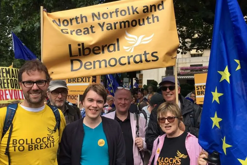 Norwich and North Norfolk Lib Dems at the #MarchForChange