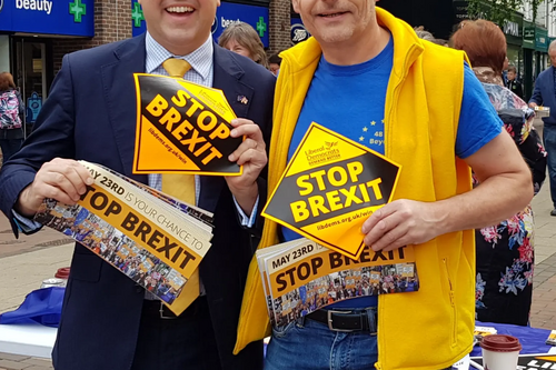 Antony Hook (left) with Gareth Owen-Williams