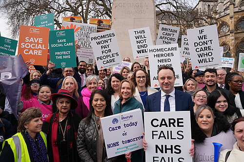 Social Care march
