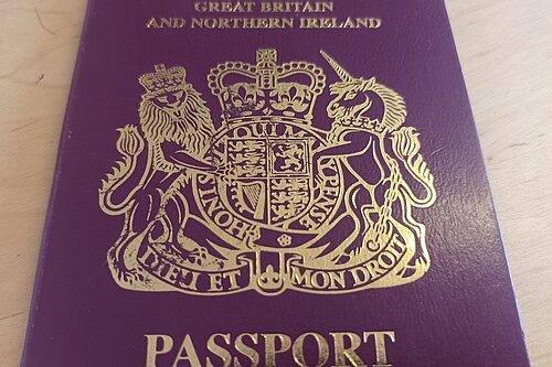Red (European Union) British Passport
