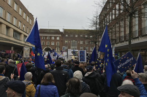 March for Europe, Exeter, 24th March 2018