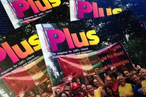LGBT+ Lib Dems magazine Plus