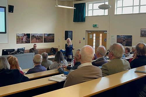 Roz at the flood summit