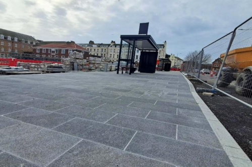 Middelburg Square South, Folkestone: new bus stops