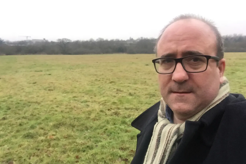 Richard Logue at Copthall Fields