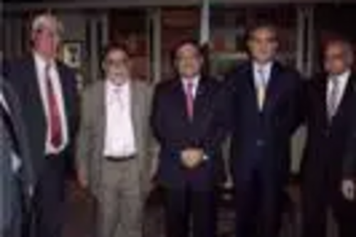 Rochdale MP Paul Rowen alongside the President of Pakistan Asif Ali Zardari