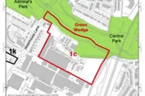 Meteor Way Local Plan Site Map
