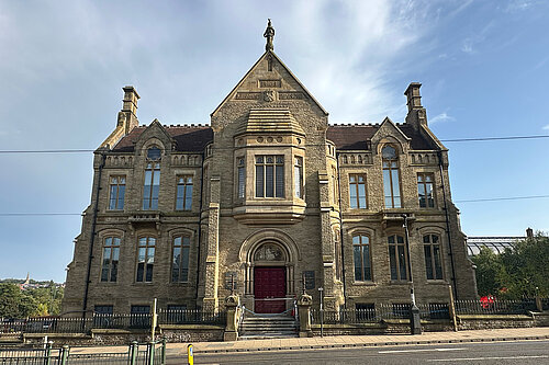 The new town hall building