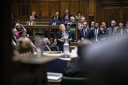 Zoe franklin speaking in parliament 