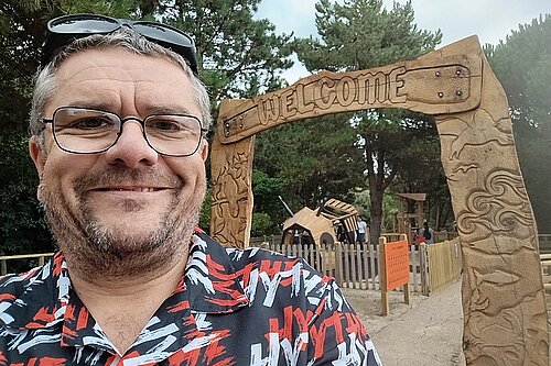 Tim Prater at Lower Leas Coastal Park Children's Play Area