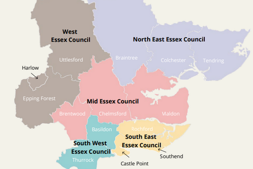 Essex Five Unitary Model map