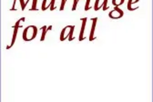 Cover of "Equal Marriage For All" booklet