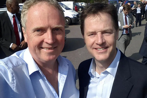 Brian Mathew and Nick Clegg visit DYMAG Chippenham
