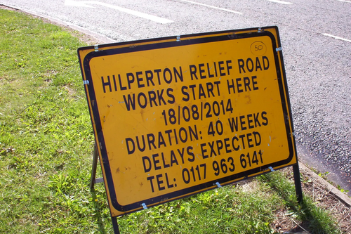 gap road sign